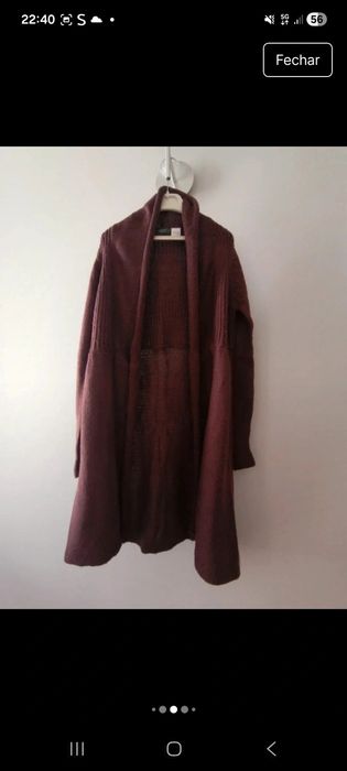 Casaco bordeaux 36