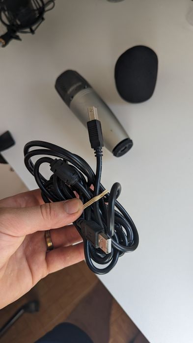 Microfone C03U USB Condensador CONJUNTO