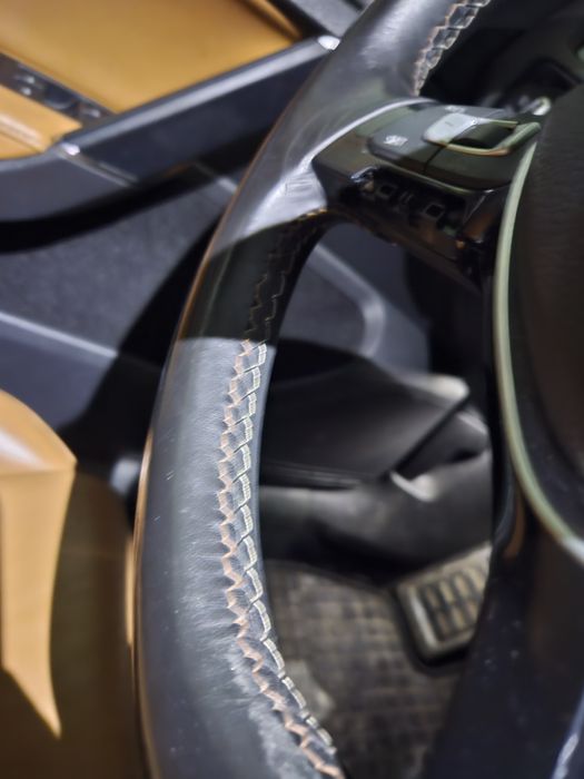 Golf VII | Wnętrze | Brązowa Skóra + Alkantara | Marrakesh Brown