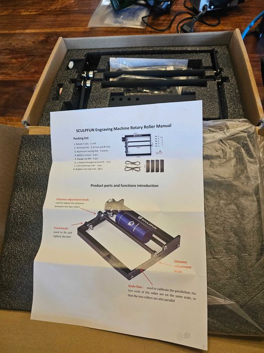 Maquina gravação laser Sculpfun S10