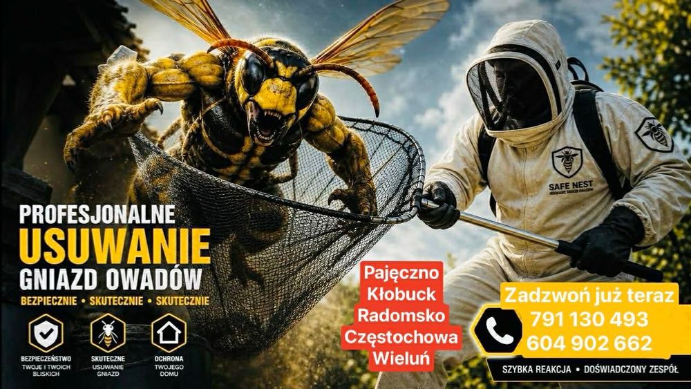 Usuwanie Gniazd Os i Szerszeni