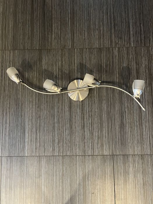 Люстра серебряна