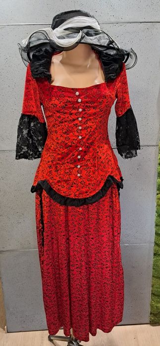 Strój przebranie kostium dama