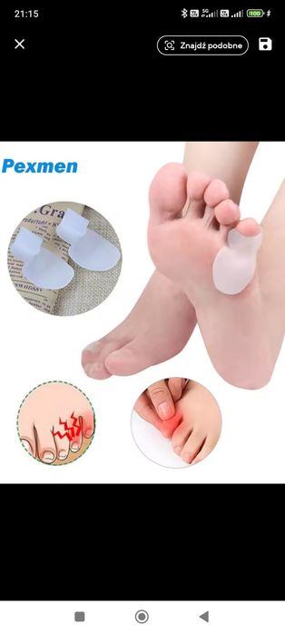 Silikonowe osłonki na palce