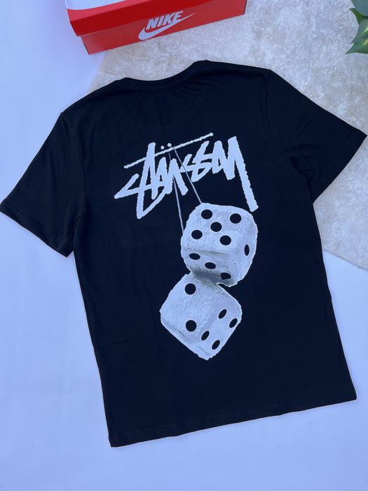 Футболка Stussy з кубиками / Футболка чоловіча Stussy Fuzzy dice Стуси