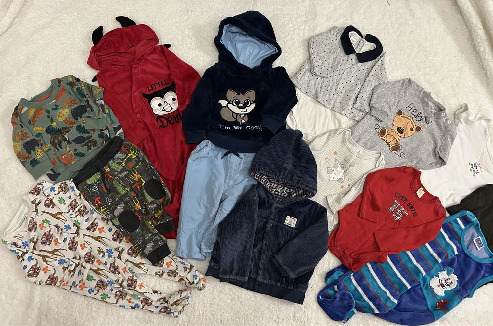 Пакет/лот/набір одягу для хлопчика 3-6міс та комбінезон