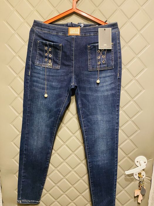 Elisabetta franchi spodnie jeansy