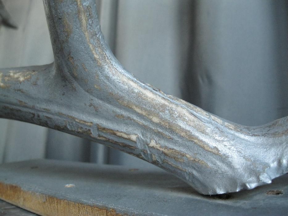 Олений рог дизайнерская обработка рога оленьи декор арт-объект