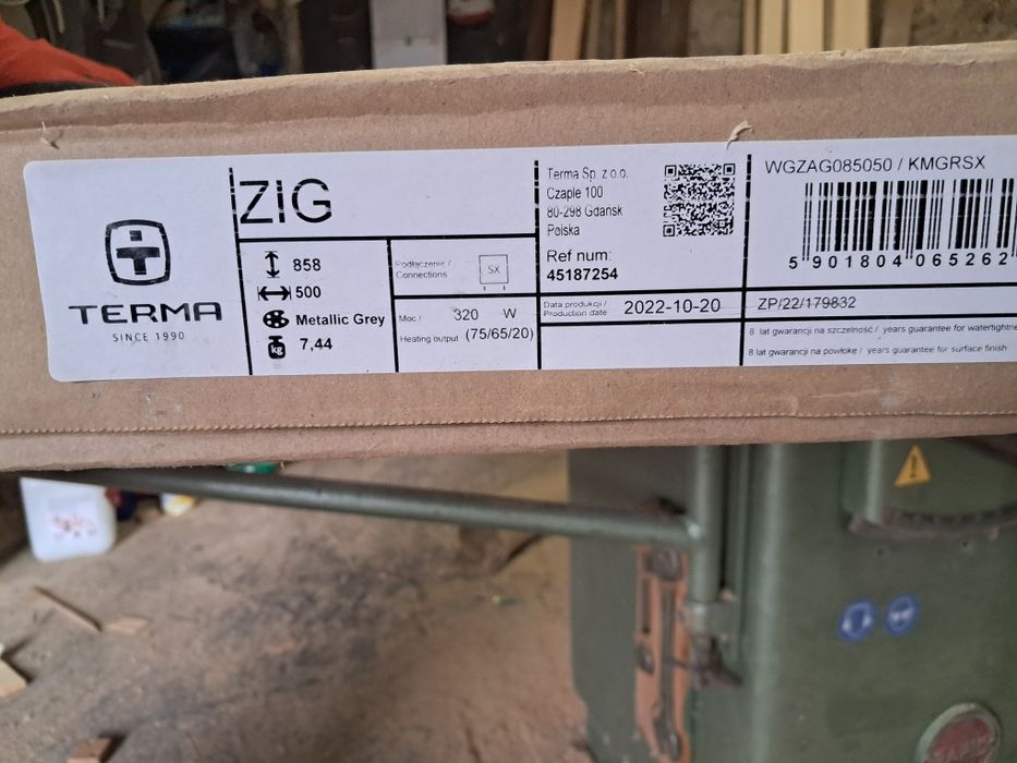 Grzejnik TERMA  320 W NOWY