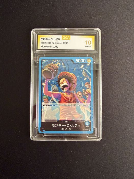 One Piece - 3x Monkey D. Luffy (Graded) Japonesas