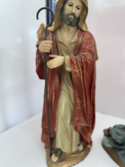 Arte Sacra - Estatuetas de S. José e Virgem Maria.