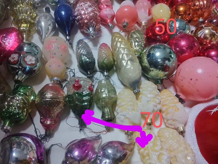 Новогодние игрушки  игрушки СССР