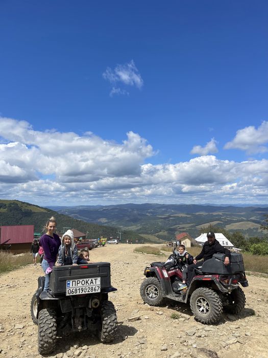 Прокат квадриків. Квадроциклів. Подорожі по горах.екскурсії