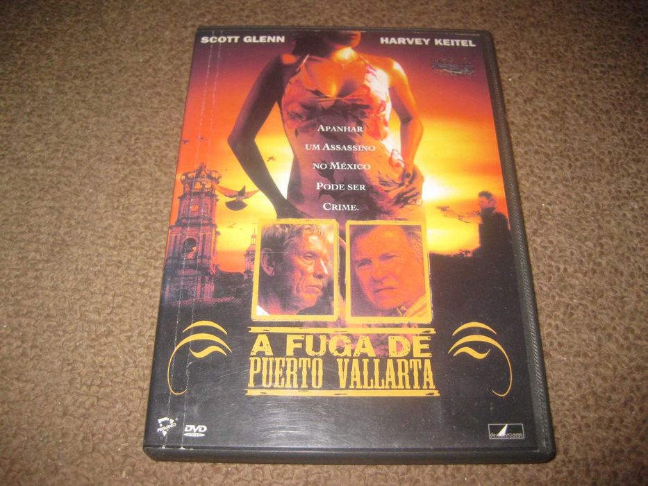 DVD "A Fuga de Puerto Vallarta" com Harvey Keitel/Raro