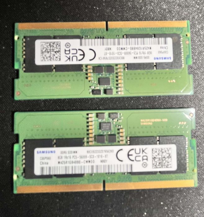 Оперативнва память Samsung 16gb (8х2), 5600hz