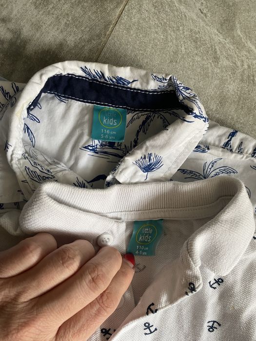 3 Koszule koszulki polo paka dla chlopca 116-122