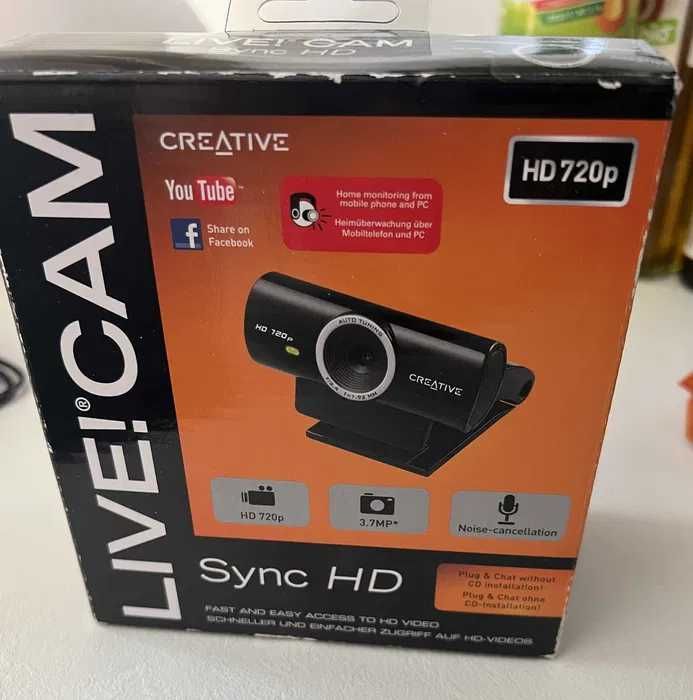 Kamerka Creative Live Cam Sync HD 720p Nowa