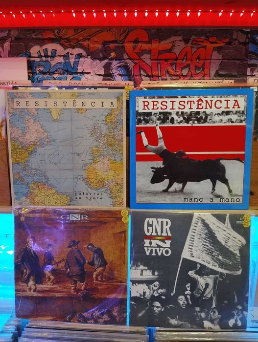 Vinil - Bowie Gnr Resistência Xutos Mão Morta Prince Cult Taxi Elis R.