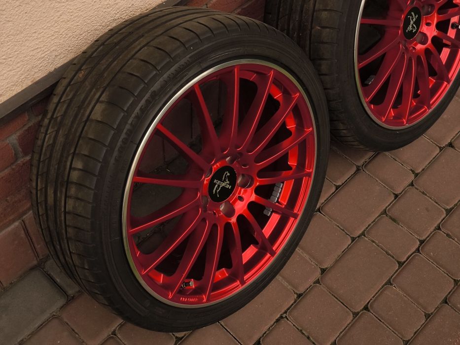 →Felgi+opony Keskin KT15 18x8 ET45 5x112 motec vossen Japan racing mam