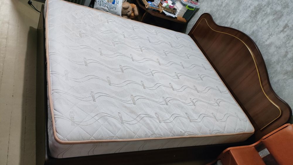 Ліжко двухспальне з ортопедичним матрасом, кровать, матрас