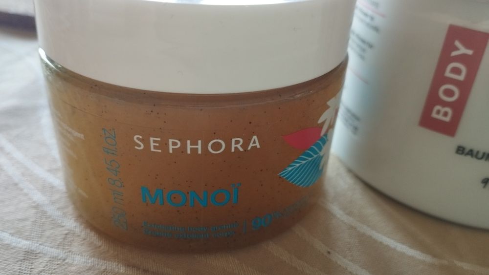 Boiões Sephora esfoliante e hidratante