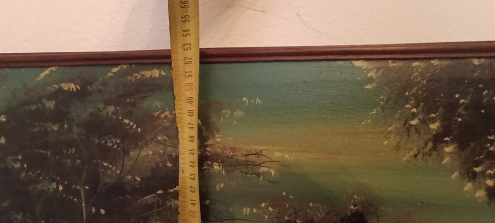Quadro antigo com pintura