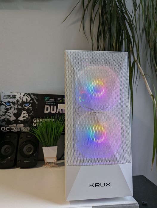 ‼️(Nowy) Biały Komputer Gamingowy RGB /jak i9/24 x 3,2GHz/32GB RAM/GTX