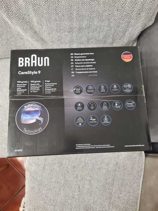Ferro com caldeira Braun Carestyle 9