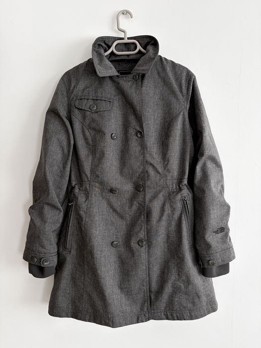 The North Face płaszcz damski PrimaLoft L szary melanż – stan idealny