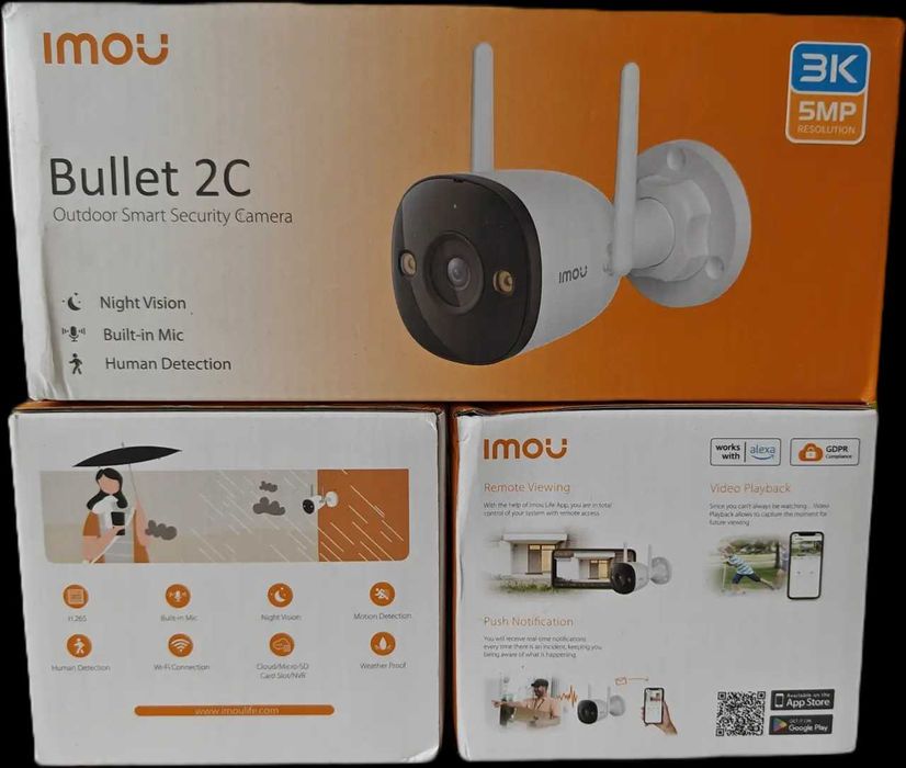 Вулична IP WiFi камера 5MP Imou Bullet 2C 2.8 mm