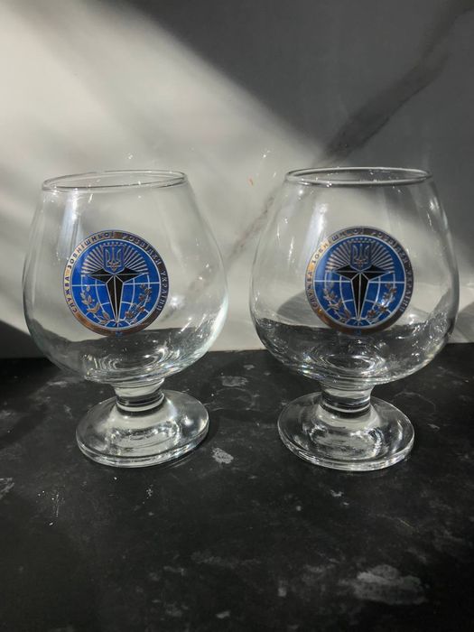 СВРУ/СЗРУ Набор 2 стакана/бокала Служба зовнішньої розвідки України