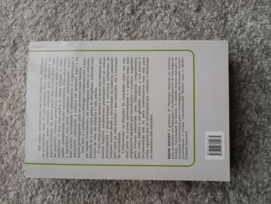 Compreender as Emoções  (portes incluídos)