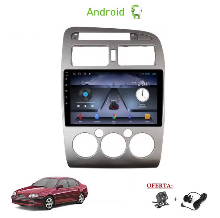 (NOVO) Rádio 2DIN 9" Toyota AVENSIS T22 (T220) • Android [4+64GB]