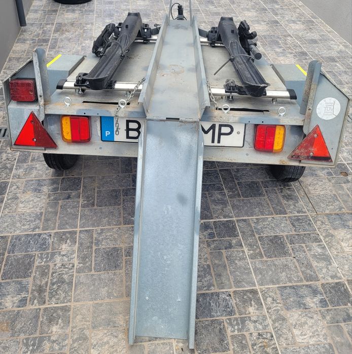 Atrelado / Reboque para moto + 2 bicicletas