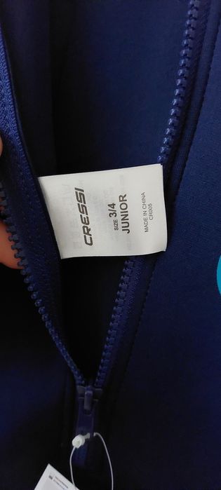 Cressi Little Shark fato para praia/ natação 3/4 anos