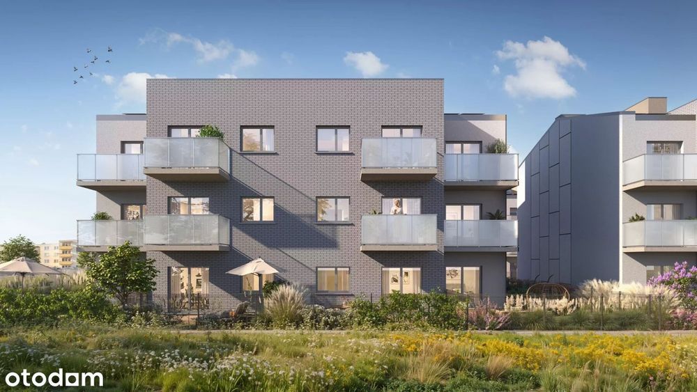 2-pokojowe mieszkanie 35m2 + ogródek