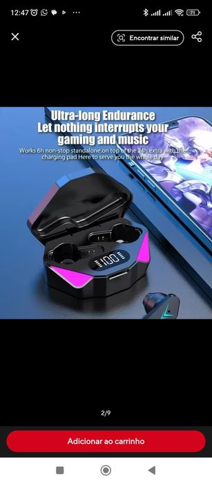 Auricular gaming top