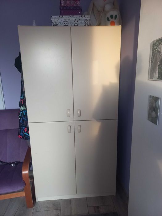 Szafa i regał dla dziewczynki MEBLIK