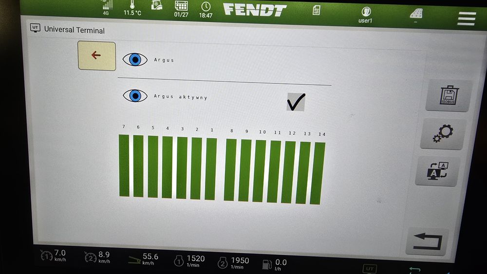 Rozsiewacz Amazone ZA-TS 4200 Ultra GPS  ArgusTwin