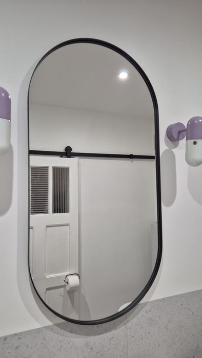 Lustro owalne 50x100