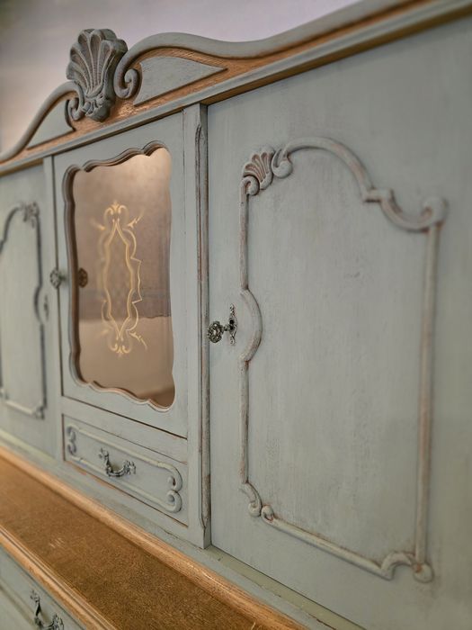 Stylowy bufet vintage / prowansalski – lite drewno