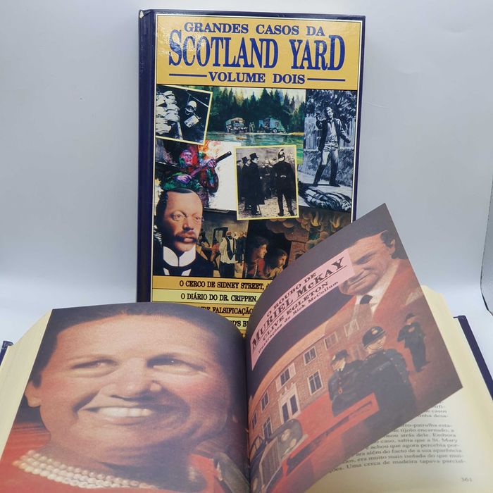 Livro - Grandes Casos Da Scotland Yard Vol. 1 e 2 - PARP