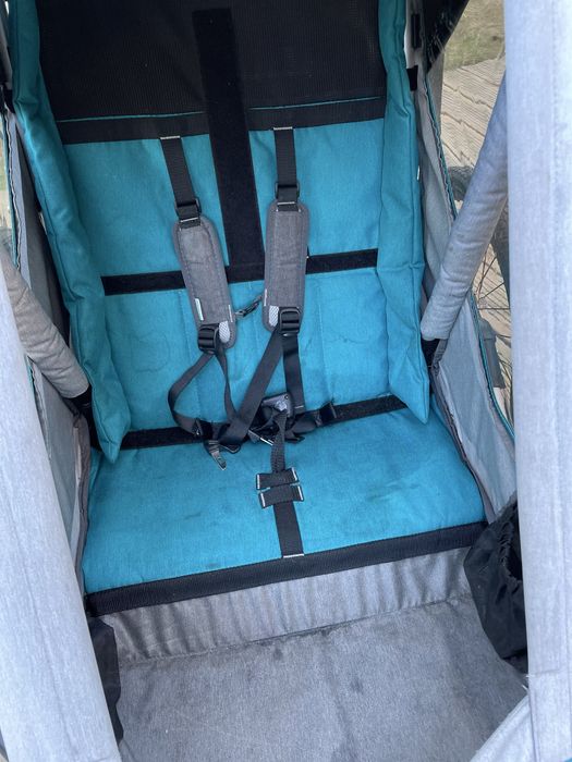 Queridoo Speedkid Przyczepka rowerowa Wózek blizniaki