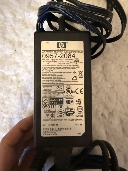 Zasilacz do drukarki HP