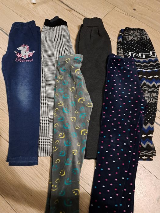 Spodnie 110/116 dla dziewczynki