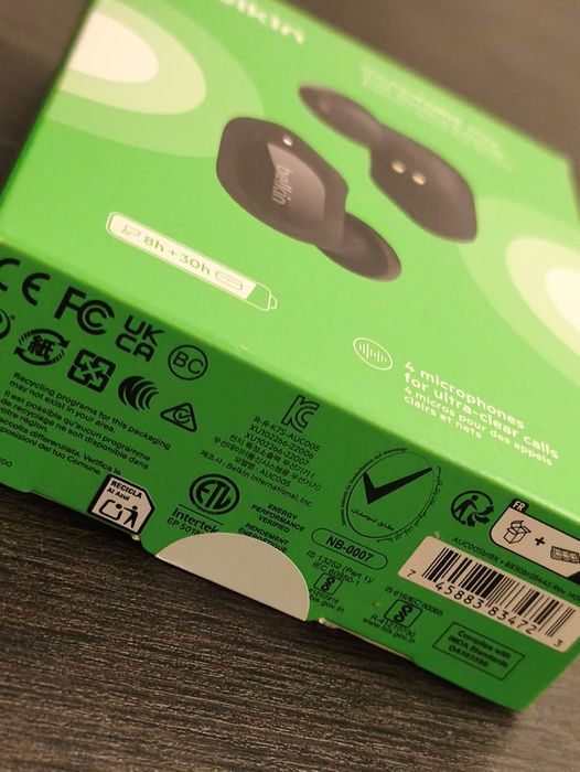 Auriculares bluetooth Belkin Play NOVOS
