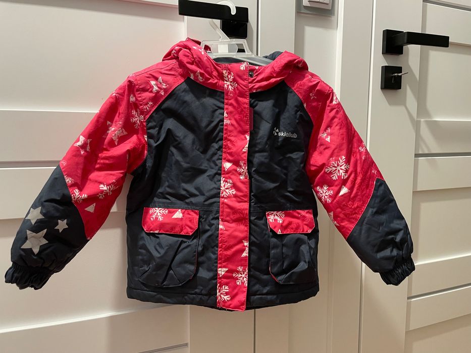 Kurtka zimowa rozm. 98 - 104 narciarska dziewczęca
