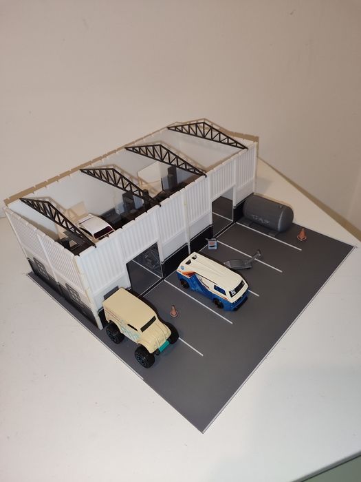 Diorama oficina 1:64