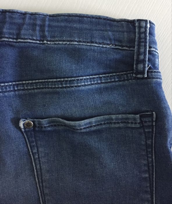 Jeansy rurki H&M rozm. 140 skinny dla szczupłej dziury