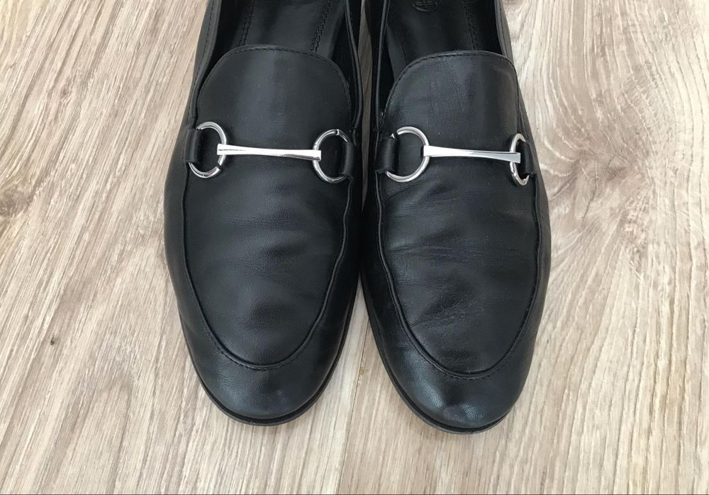 Massimo Dutti loafersy 37 skóra naturalna